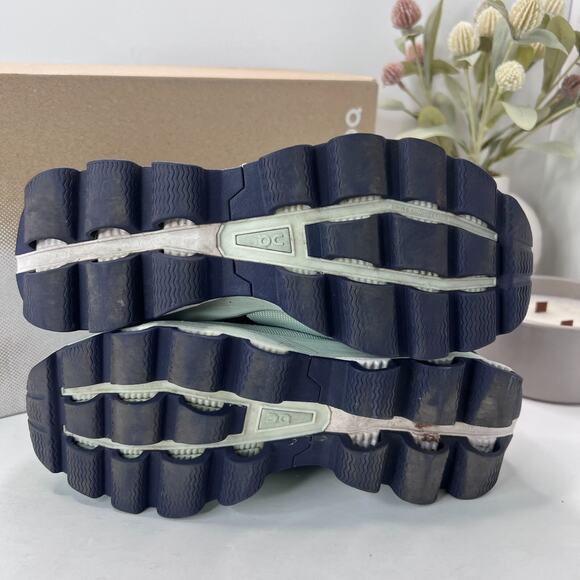 On Cloudsurfer 6 Running Athletic Sneakers Lace Up Fennel Ink 54.99215 Women 7.5 - Picture 8 of 10